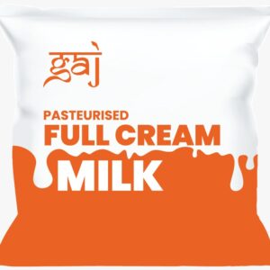 Gaj Pasteurised Full cream milk packet